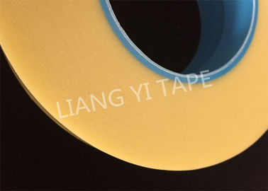 ペット フィルム圧力接着剤のタイプが付いている合成の黄色の非編まれた生地テープ