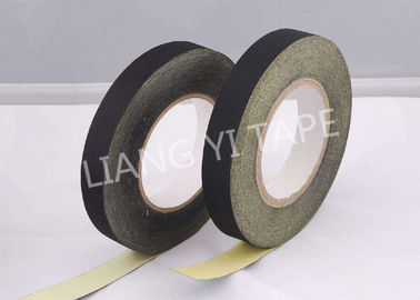黒く/白い付着力の布テープ、105°C 0.18mmの耐熱性絶縁材テープ