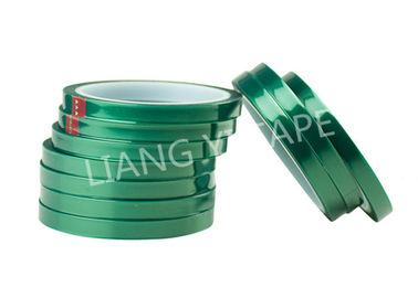 ポリエステル ペット フィルムの電気絶縁材テープ、シリコーンの接着剤の緑の絶縁材テープ