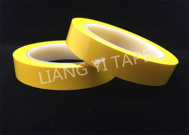 アクリルの付着力の型抜きされた保護テープを支持する黄色いペット フィルム