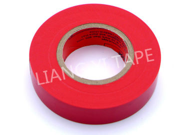 厚さ0.10-0.22 mmの処理するターミナルのための赤いゴム系接着剤ポリ塩化ビニール電気テープ
