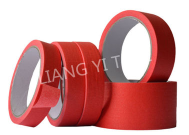 赤いクレープ紙のペーパー保護テープの強い保持力/残留粘着剤無し