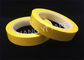 アクリルの付着力の型抜きされた保護テープを支持する黄色いペット フィルム