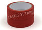 赤いクレープ紙のペーパー保護テープの強い保持力/残留粘着剤無し