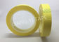 Light Yellow Polyester Mylar Tape With Flame Retardant 0.055mm Thickness
