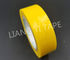 黄色いゴム系接着剤電気ポリ塩化ビニールの絶縁材テープ0.10mm - 0.22mmの厚さ